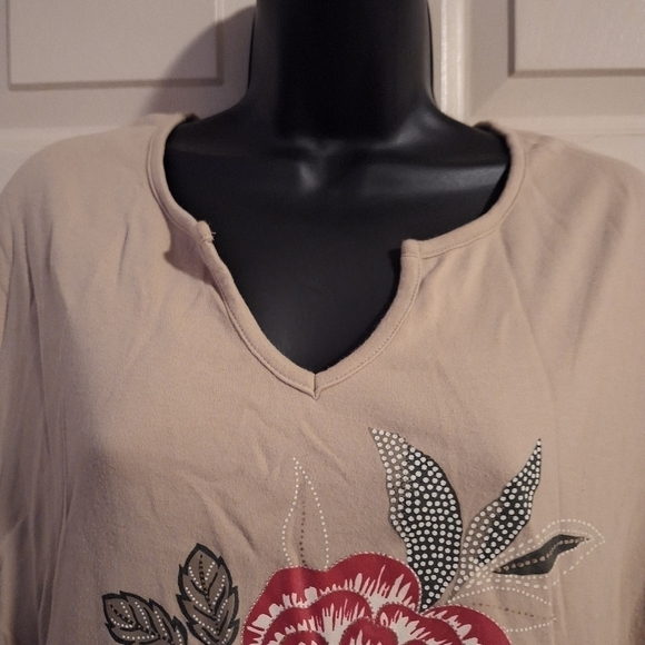 White stag graphic T-shirt size 2X - Picture 3 of 5